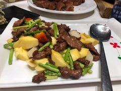 香芒爆牛肉-富黎华海鲜大酒楼(正大广场店)