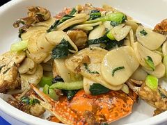 白蟹炒年糕-红灯笼龙凤饭店(宁波老字号店)