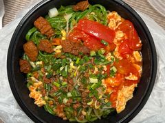 四合一菠菜手擀面-手擀菠菜面(西康路店)