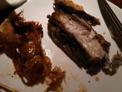 火焰虾，带鱼，牛肉诱惑-绿茶餐厅(华联万柳店)