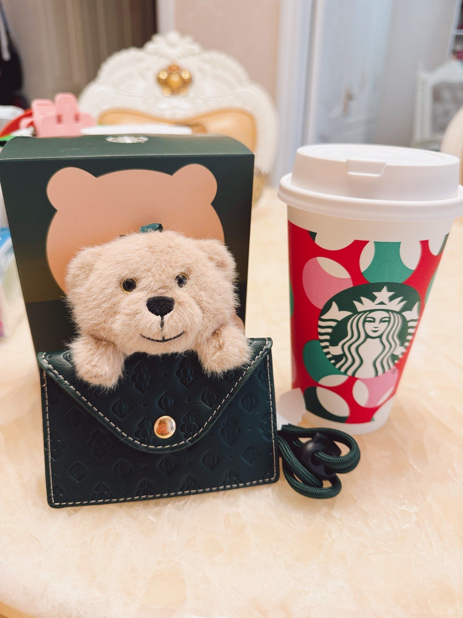 星巴克小熊卡包