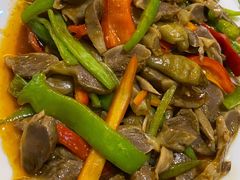 野山椒炒鸡胗-来顺成饭庄