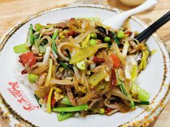 肉丝香肠盖浇饭-马五面馆(郦城国际店)