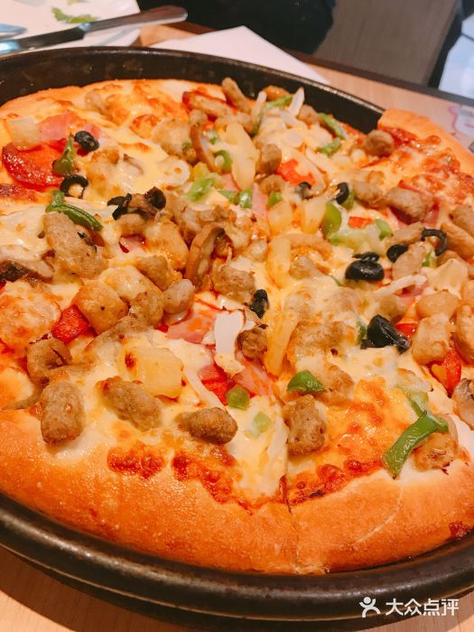 必胜客(酒仙桥店)超级至尊比萨(芝心普通装)图片