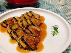 肉沫茄盒酿海虾-朝郡酒家·粤菜(燕大星苑店)