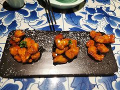 雪花糖醋里脊-绿茶餐厅(布吉万象汇店)