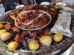 烤五花肉-毛小子西昌藿香火盆烧烤(学苑路店)