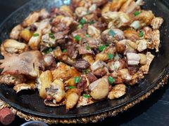 姜片稻田鸡-健眺小海鲜(临海后山店)