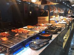 自助取餐区-锤头鲨毛肚海鲜烤肉自助餐厅(国购广场店)