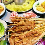 铜锅涮肉初体验🧐真不愧是老坛酸菜阿…