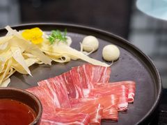 三年金钱火腿配大理手撕乳扇-泓0871臻选云南菜·味庄
