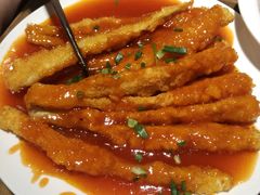 玉扇酥茄-海荣锅贴馆(五味十字店)