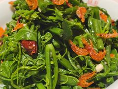 小红虾丝瓜尖-小吊梨汤·北京菜·烤鸭(鸟巢店)