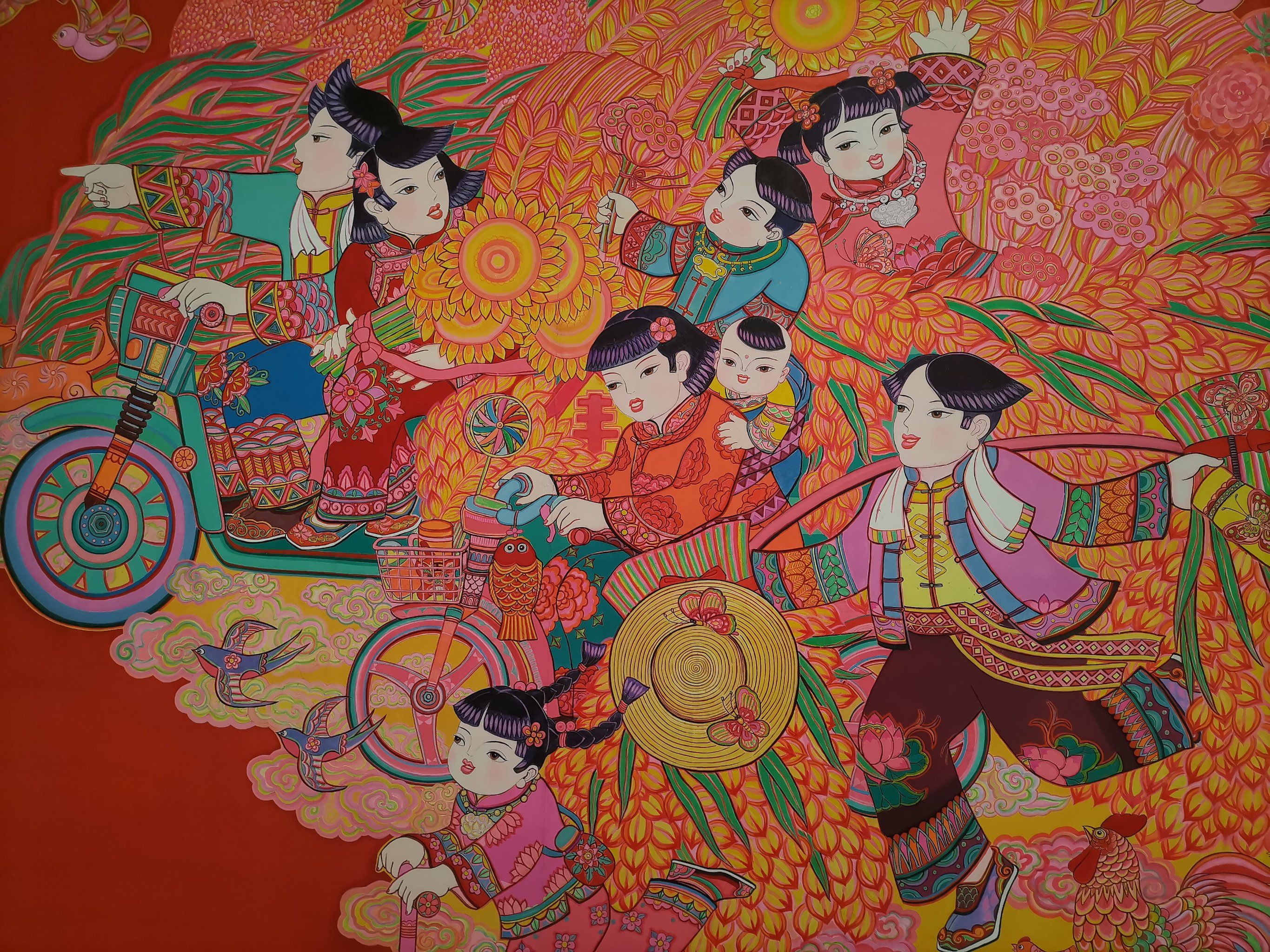 中国美术馆的年画插图和连环画