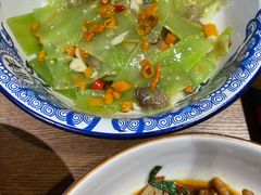 大盆翡翠莴笋-辣得叫湘菜(四明店)