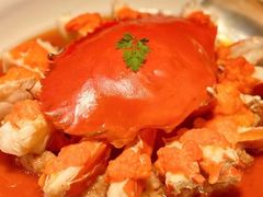 花雕肉碎蒸膏蟹-广州柏悦酒店·悦景轩·粤菜餐厅