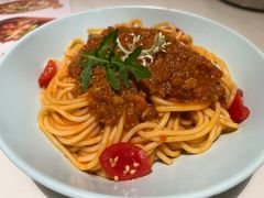 鲜番茄肉酱烩意粉-杯子红牛排(创意产业园店)