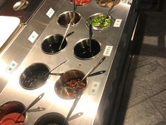 自助调料区-義聚德·清真铜锅涮羊肉·烧烤(河东店)