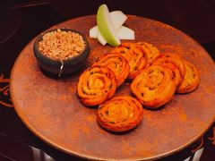 榛果花生鸭肝酱葱油饼-杭州西子湖四季酒店·金沙厅