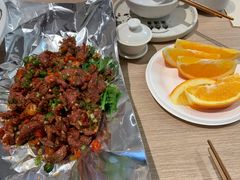 锡纸香菜牛肉-渔语鱼酸菜鱼新川菜(万象城店)
