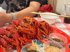 一饭封神同款油爆虾-东排食堂长沙小吃大排档(五一广场店)