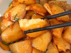 小葱农家土豆-芦茨金富饭庄·25年老字号·专做稻草鸡