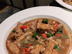 雪菜虾仁烧豆腐-港丽餐厅