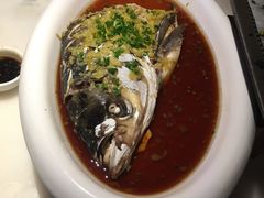 剁椒鱼头-绿茶餐厅(松江万达店)