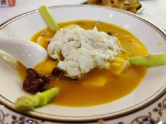 金汤蟹肉扒豆腐-广州建国酒店-盈丰阁粤菜-粤式茶点