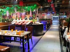 自助取餐区-聚盛源蒸汽海鲜火锅烤肉自助(巨川金海岸购物广场店)