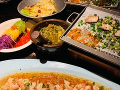 蒜蓉粉丝虾-绿茶餐厅(光谷世界城步行街店)