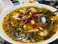 招牌酸菜黑鱼-老头儿油爆虾(星光一期店)