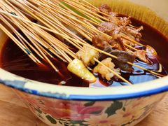 -拈签一笑黄牛肉辣卤串串