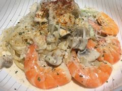 芝士蘑菇鲜虾意大利面-BE BRIGHT KITCHEN(正佳广场店)