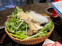 蔬菜拼盘-金陵饭店 56F 家·海鲜火锅餐厅