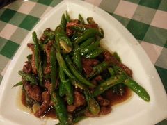 尖椒牛肉-黄山排云型旅酒店餐厅