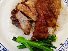 烧鹅双拼饭-棋哥烧鹅餐室(发昌大厦店)