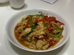 火腿炒农家豆腐皮-辣公子·千岛湖私房菜(滨江店)