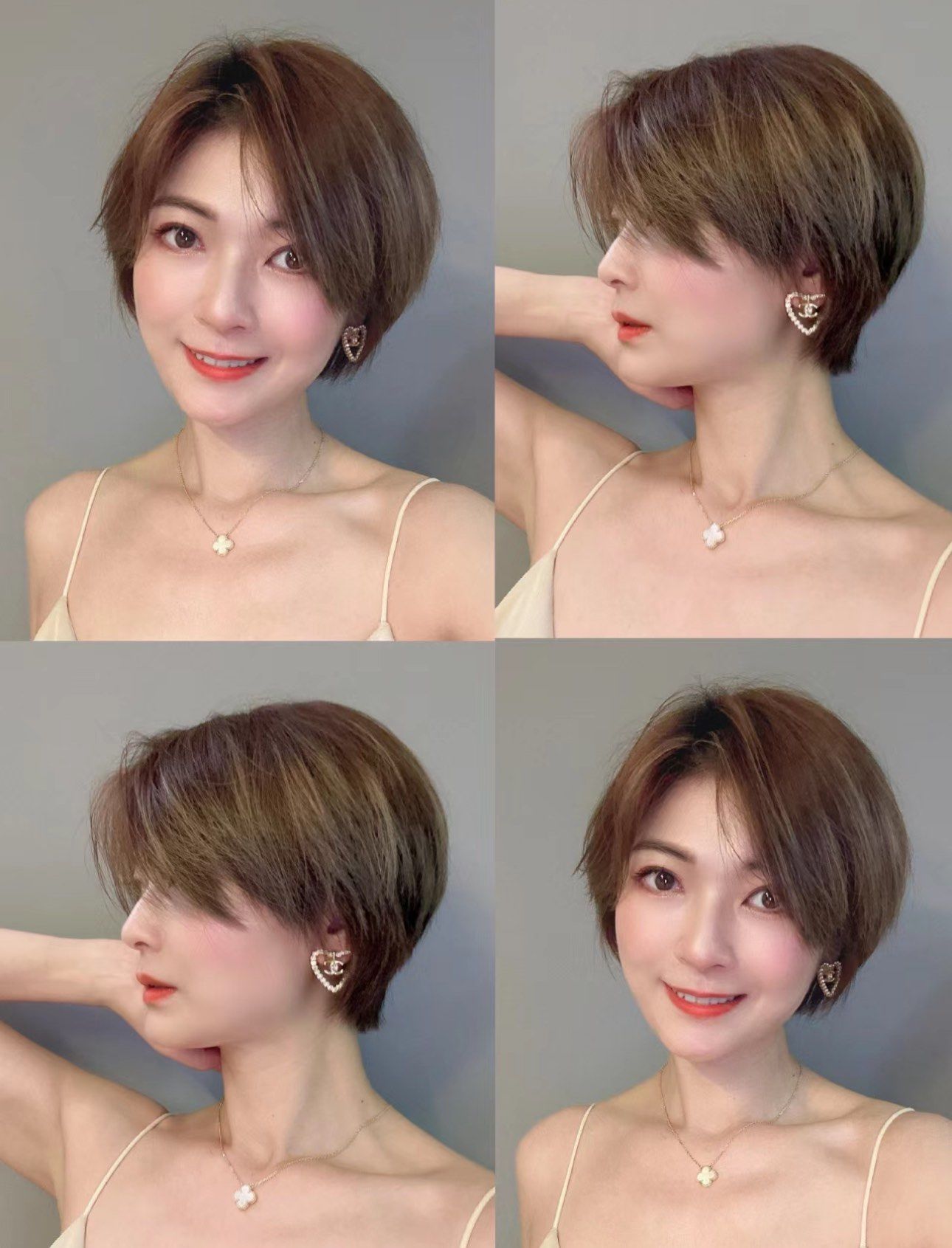 减龄挂耳短发
