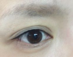 刚做好眼线-平萍纹绣韩式半永久定妆