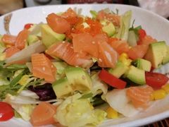 三文鱼沙拉-东米西面(台北院子店)