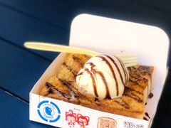 香草冰淇淋厚吐司-阿信厚吐司(曾厝垵店)