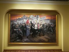 油画-山西国民师范旧址革命活动纪念馆