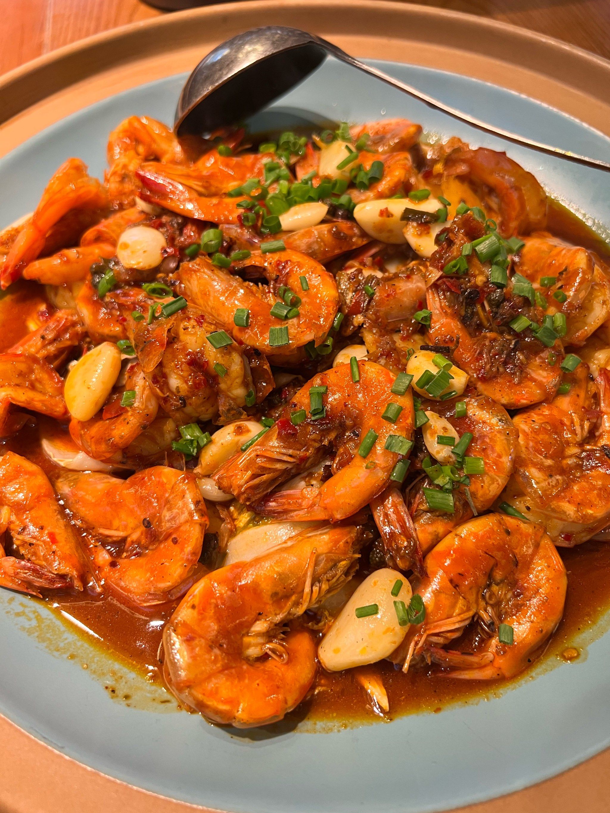 这家店回头客超多 香辣基围虾超爱!百吃不厌!