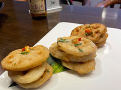 椒盐莲藕夹-枣子树·素食餐厅(朱家尖店)