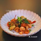 掉進日暮黃昏の下沉式泳池餐廳💛💛💛