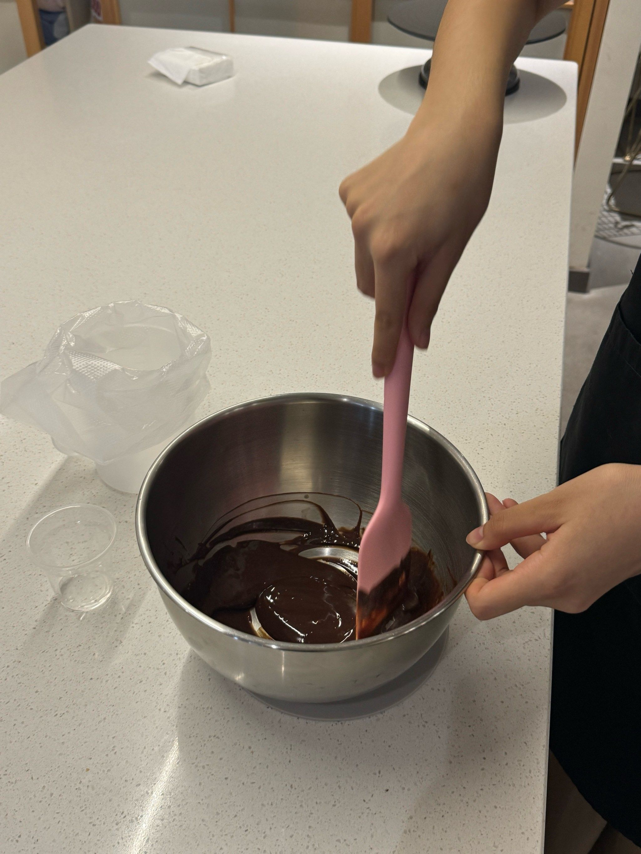 第一次巧克力制作体验达成!