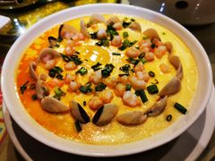 鲜贝虾仁蒸水蛋-翅爷家煲仔翅