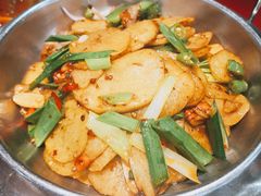 干锅土豆片-秦唐食府(天桥店)