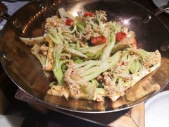 香锅有机菜花-绿茶餐厅(华联万柳店)